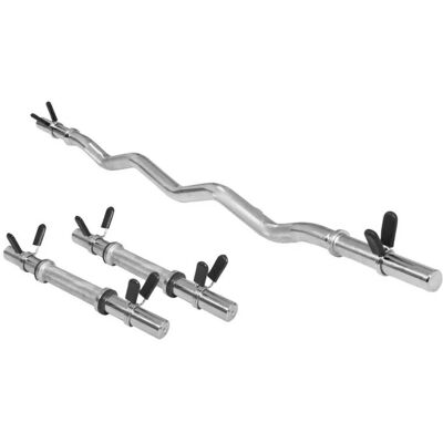 Gorilla Sports Curl Bar Pakke Håndvægtstænger - Spring Lock Gorilla Sports Curl Bar Pakke Håndvægtstænger - Spring Lock
