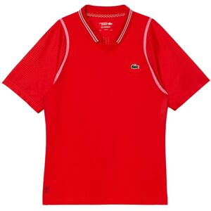 Lacoste Tennis x Daniil Medvedev Polo Shirt Red Rød M Herre Lacoste Tennis x Daniil Medvedev Polo Shirt Red Rød M Herre
