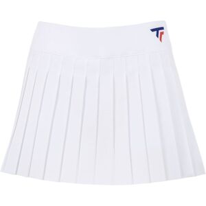Tecnifibre Valkoinen tyttöjen hame - Tuki ja keveys Tecnifibre Valkoinen tyttöjen hame - Tuki ja keveys