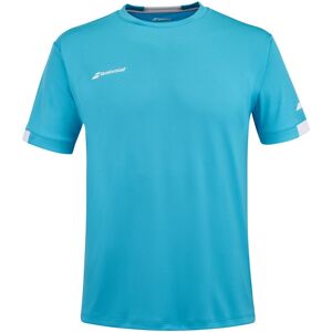 Babolat Play Crew Neck Tee Cyan Blue Blå M Herre Babolat Play Crew Neck Tee Cyan Blue Blå M Herre