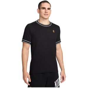 Nike Court Heritage T-shirt Black Sort XS Herre Nike Court Heritage T-shirt Black Sort XS Herre