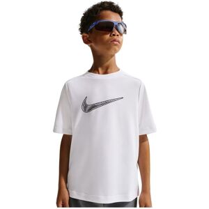 Nike Kids Dri-FIT Multi T-shirt White Hvid 8-10 år Junior Nike Kids Dri-FIT Multi T-shirt White Hvid 8-10 år Junior