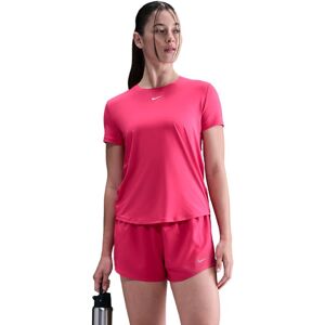 Nike One Classic Women Dri-FIT T-shirt Rush Pink Pink L Dame Nike One Classic Women Dri-FIT T-shirt Rush Pink Pink L Dame