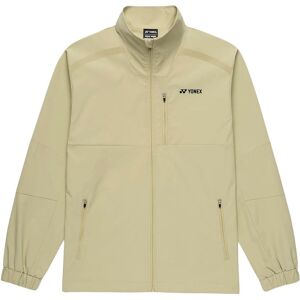 Yonex Warm Up Jacket 50198 Khaki Beige Beige L Herre Yonex Warm Up Jacket 50198 Khaki Beige Beige L Herre