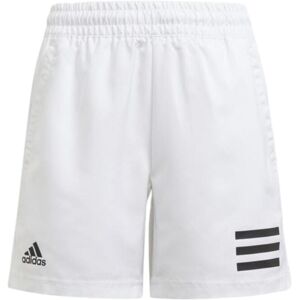 Adidas Boys Club 3-Stripes Shorts White Hvid 9-10 år Junior Adidas Boys Club 3-Stripes Shorts White Hvid 9-10 år Junior
