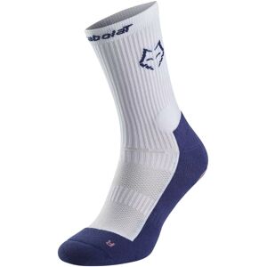 Babolat Mid-Calf Socks Lebrón White/Estate Blue Hvid,Blå Herre Babolat Mid-Calf Socks Lebrón White/Estate Blue Hvid,Blå Herre