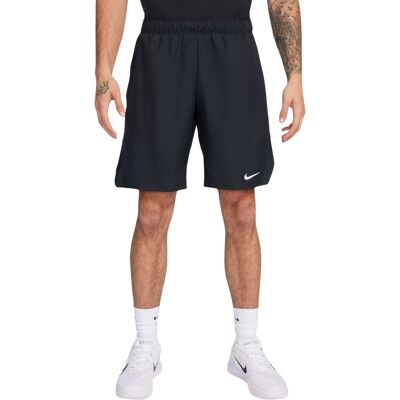 Nike Court Dri-FIT Victory Shorts 9in Black Sort L Herre Nike Court Dri-FIT Victory Shorts 9in Black Sort L Herre