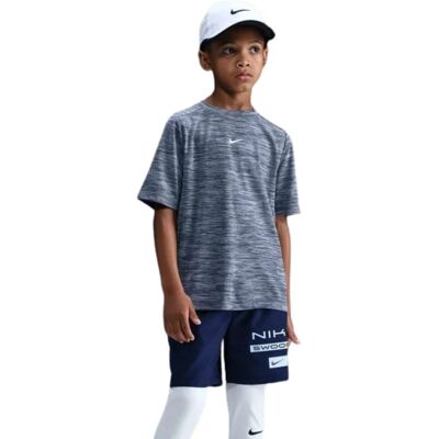 Nike Multi Boys Dri-FIT Short-Sleeve Top Midnight Navy Mørkeblå (Navy) 10-12 år Junior Nike Multi Boys Dri-FIT Short-Sleeve Top Midnight Navy Mørkeblå (Navy) 10-12 år Junior