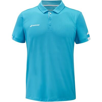 Babolat Play Polo Cyan Blue Blå XL Herre Babolat Play Polo Cyan Blue Blå XL Herre