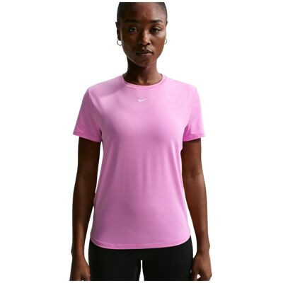 Nike One Classic Dri-FIT Women T-shirt Purple Lilla L Dame Nike One Classic Dri-FIT Women T-shirt Purple Lilla L Dame