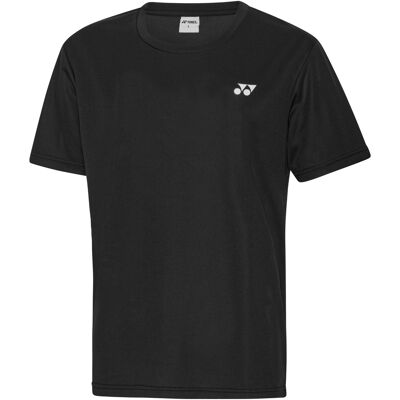 Yonex Basic Junior T-shirt Black Sort 12-14 år Junior Yonex Basic Junior T-shirt Black Sort 12-14 år Junior