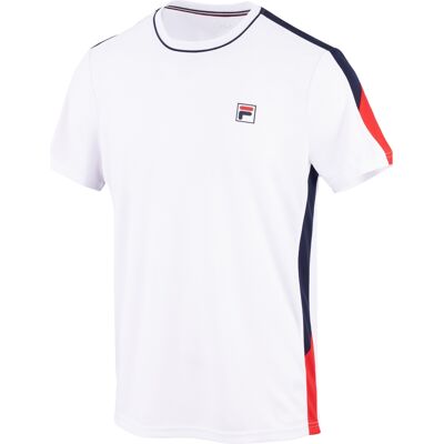 Fila Gabriel T-shirt White/Navy Hvid XXL Herre Fila Gabriel T-shirt White/Navy Hvid XXL Herre