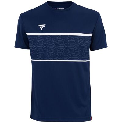 Tecnifibre Team Tech T-shirt Marine Mørkeblå (Navy) XS Herre Tecnifibre Team Tech T-shirt Marine Mørkeblå (Navy) XS Herre