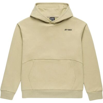 Yonex Sweat Hoodie 30117 Khaki Beige Beige S Herre Yonex Sweat Hoodie 30117 Khaki Beige Beige S Herre