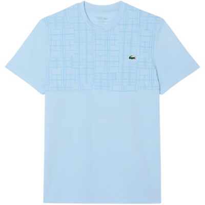 Lacoste Tennis x Novak Djokovic T-shirt Pale Blue Lyseblå L Herre Lacoste Tennis x Novak Djokovic T-shirt Pale Blue Lyseblå L Herre
