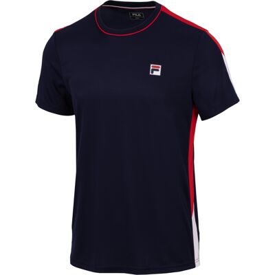 Fila Gabriel Boys T-shirt Navy/Fila Red Mørkeblå (Navy) 10 år Junior Fila Gabriel Boys T-shirt Navy/Fila Red Mørkeblå (Navy) 10 år Junior