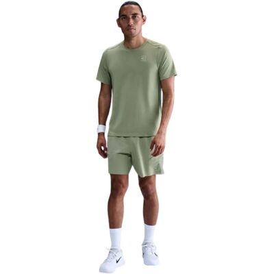 Nike Court Advantage Dri-FIT T-shirt Oil Green Grøn L Herre Nike Court Advantage Dri-FIT T-shirt Oil Green Grøn L Herre