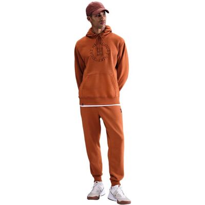 Nike Court Heritage Dri-FIT Hoodie Dark Russet/Cinnamon Brun S Herre Nike Court Heritage Dri-FIT Hoodie Dark Russet/Cinnamon Brun S Herre