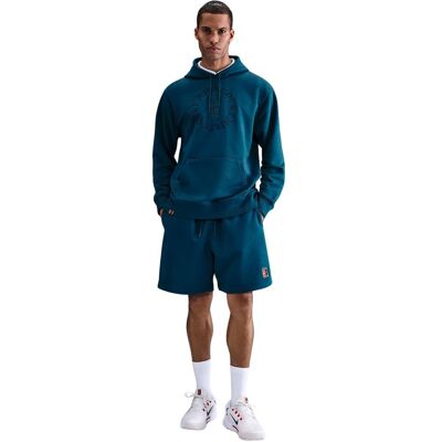 Nike Court Heritage Dri-FIT Hoodie Blue Force/Obsidian Blå L Herre Nike Court Heritage Dri-FIT Hoodie Blue Force/Obsidian Blå L Herre