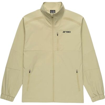 Yonex Warm Up Jacket 50198 Khaki Beige Beige XL Herre Yonex Warm Up Jacket 50198 Khaki Beige Beige XL Herre