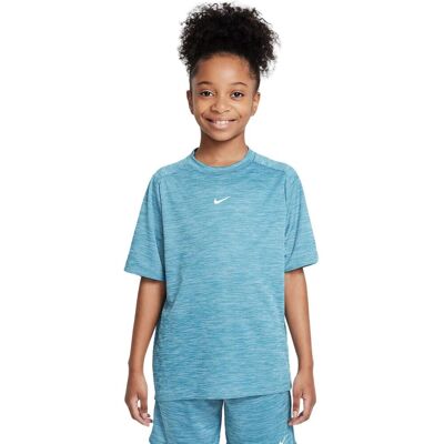 Nike Multi Boys Dri-FIT Short-Sleeve Top Smokey Blue Blå 10-12 år Junior Nike Multi Boys Dri-FIT Short-Sleeve Top Smokey Blue Blå 10-12 år Junior