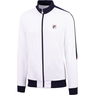 Fila Manuel Jacket White/Navy Hvid M Herre Fila Manuel Jacket White/Navy Hvid M Herre