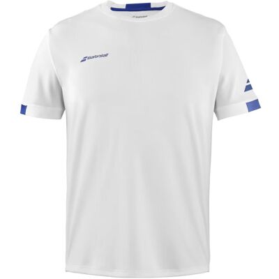 Babolat Play Crew Neck Tee Boy White Hvid 12-14 år Junior Babolat Play Crew Neck Tee Boy White Hvid 12-14 år Junior