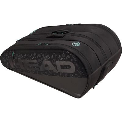 Head Tour Racquet Bag XL Neon 2025 Sort,Blå Head Tour Racquet Bag XL Neon 2025 Sort,Blå
