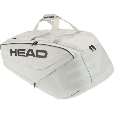 Head Pro X Racquet Bag XL Corduroy White/Black Hvid Head Pro X Racquet Bag XL Corduroy White/Black Hvid