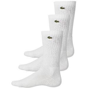 Lacoste Sport High-Cut Sukat 3-Pack White Hvid Herre Lacoste Sport High-Cut Sukat 3-Pack White Hvid Herre