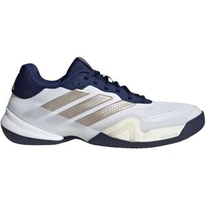 Adidas Barricade 14 Clay Cloud White/Cyber Metallic/Dark Blue Hvid,Mørkeblå (Navy) Herre Adidas Barricade 14 Clay Cloud White/Cyber Metallic/Dark Blue Hvid,Mørkeblå (Navy) Herre