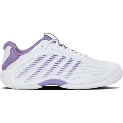 K-Swiss Hypercourt Express 3 Clay Women White/Purple Haze Hvid Dame K-Swiss Hypercourt Express 3 Clay Women White/Purple Haze Hvid Dame