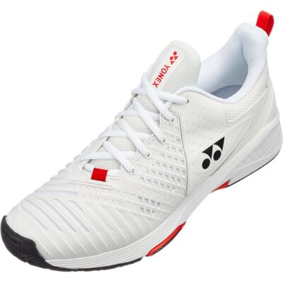 Yonex Sonicage 3 White/Red Hvid Herre Yonex Sonicage 3 White/Red Hvid Herre