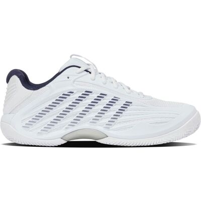 K-Swiss Hypercourt Express 3 Clay White/Peacoat/Silver Hvid Herre K-Swiss Hypercourt Express 3 Clay White/Peacoat/Silver Hvid Herre