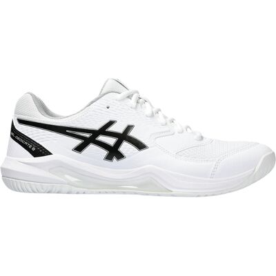 Asics Gel-Dedicate 8 White/Black Hvid Herre Asics Gel-Dedicate 8 White/Black Hvid Herre