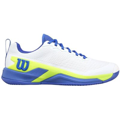 Wilson Rush Pro 4.5 White/Amparo Blue Hvid,Blå Herre Wilson Rush Pro 4.5 White/Amparo Blue Hvid,Blå Herre