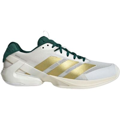 Adidas Adizero Ubersonic 5 Cloud White/Gold Metallic Hvid Herre Adidas Adizero Ubersonic 5 Cloud White/Gold Metallic Hvid Herre