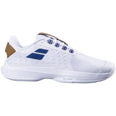 Babolat Jet Tere 2 Wim White/Blue Navy Hvid,Mørkeblå (Navy) Herre Babolat Jet Tere 2 Wim White/Blue Navy Hvid,Mørkeblå (Navy) Herre