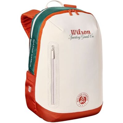 Wilson Roland Garros Backpack 2026 Cream Beige,Orange Wilson Roland Garros Backpack 2026 Cream Beige,Orange