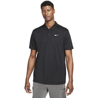 Nike Court Dri-FIT Polo Black Sort XXL Herre Nike Court Dri-FIT Polo Black Sort XXL Herre