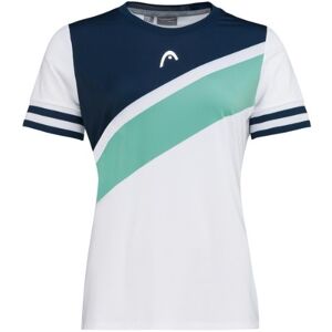 Head Perf T-shirt Women White/Nile Green Hvid S Dame Head Perf T-shirt Women White/Nile Green Hvid S Dame