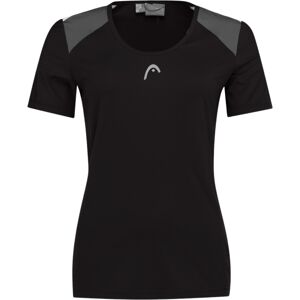 Head Club 22 Tech T-Shirt Women Black Sort XXL Dame Head Club 22 Tech T-Shirt Women Black Sort XXL Dame