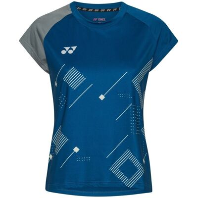 Yonex Women T-shirt 252207 Sunset Blue Blå M Dame Yonex Women T-shirt 252207 Sunset Blue Blå M Dame