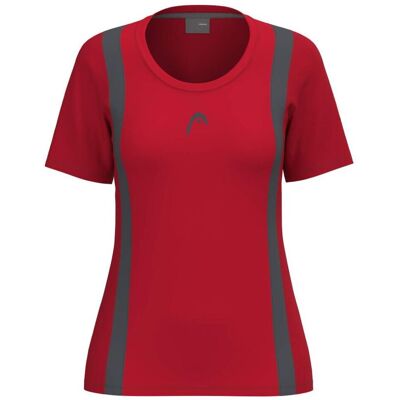 Head Club 25 Tech T-shirt Women Red Rød M Dame Head Club 25 Tech T-shirt Women Red Rød M Dame