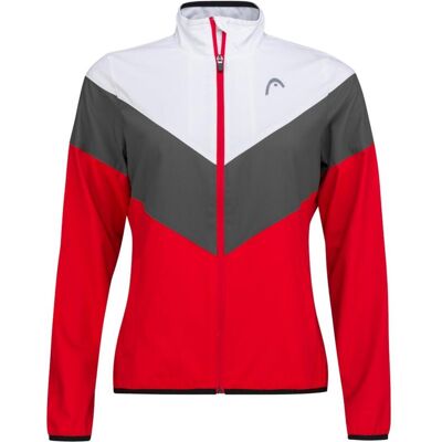 Head Club 22 Jacket Women Red Rød,Hvid,Grå XXL Dame Head Club 22 Jacket Women Red Rød,Hvid,Grå XXL Dame