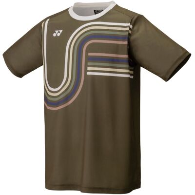 Yonex T-shirt 16747EX Oil Brown Brun L Unisex Yonex T-shirt 16747EX Oil Brown Brun L Unisex