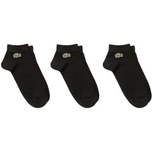 Lacoste Sport Low-Cut Cotton Socks 3-Pack Black Sort Unisex Lacoste Sport Low-Cut Cotton Socks 3-Pack Black Sort Unisex