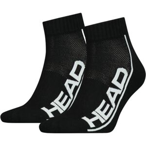 Head Socks Tennis 2-Pack Stripe Quarter Black Sort Unisex Head Socks Tennis 2-Pack Stripe Quarter Black Sort Unisex