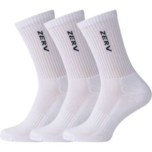 ZERV Performance Socks Long 3-pack White Hvid Unisex ZERV Performance Socks Long 3-pack White Hvid Unisex