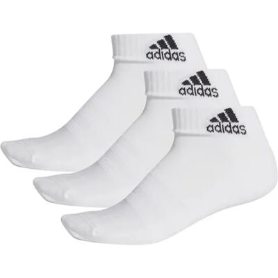 Adidas Cush Ankle Socks 3-pack White Hvid Unisex Adidas Cush Ankle Socks 3-pack White Hvid Unisex